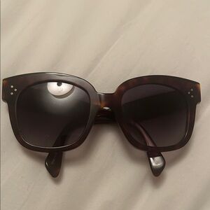 Celine Brown Tortoise Sunglasses
